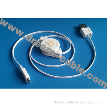 Retractable USB Data Cable for iPhone 5 (YTX181)